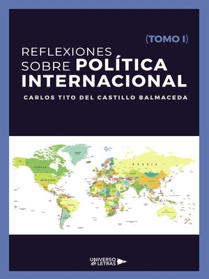 cover image of Reflexiones sobre Política Internacional (Tomo I)